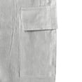 thumbnail image 7 of Men's Quick-Dry Cargo Shorts - Multi-Pocket Casual Beach Shorts - Relaxed Fit Drawstring Walking Shorts for Summer Outdoor & Hiking Light Gray XXXL, 7 of 7
