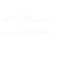 thumbnail image 1 of DYNWAVECA 2Pcs Car Sticker Decal Decor Gift Waterproof Novelty Easy to Install Car Decals Scratch Decal for Auto Window Bus Van RV White, 1 of 10