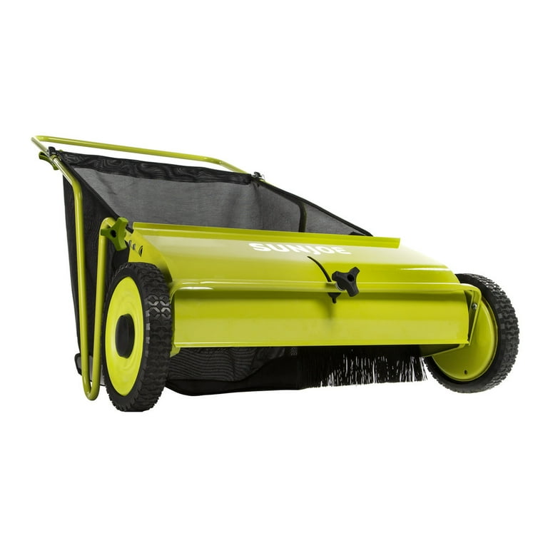 Sun Joe SJSW26M 26 in. Manual Push Lawn Sweeper - Walmart.com