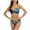 Army Green, variant on Aoochasliy Bikinis for Women Clearance Women Fashion Bikini With Chest Pad Without Steel Support Sexy Strap Split Swimsuit Beach Two Piece Set
