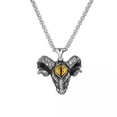 thumbnail image 5 of HOOUN Men's Vintage Stainless Steel Bull Head Pendant Lucky Necklace Jewelry Wholesale, 5 of 5