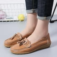 thumbnail image 6 of Women Penny Loafer Casual Comfort Slip on Shoes Walking Flat Driving Wide Width Shoes Ladies, 6 of 15