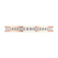 thumbnail image 3 of 1/4 Carat Channle Set Diamond Wedding Band in 14K Rose Gold (Ring Size 8.5) (VS1-VS2 Clarity), 3 of 4