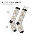 thumbnail image 5 of Bixox Lovely Bear Print Compression Socks,Compression Socks Women & Men Circulation for Medical,Running,Athletic, 5 of 7