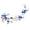 #A04-D, variant on 20 PCS Cherry Blossom Iron Patch, Iron On Blossom Plum Applique Patch Embroidery Flower Vines, Appliques DIY Trim for Jeans Garment Cos, for Hats, Shirts, Shoes, Jeans, Bags, Purple