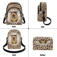 thumbnail image 4 of Xixirimido Shoulder Bag Crossbody for Women Crossbody Bags with Adjustable Strap Cell Phone Purses Sling Bag for Travel Hiking Shopping, Capybara Brown Leopard, 4 of 7
