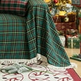 thumbnail image 6 of Beautynvta Christmas Couch Cover, Christmas Plaid Sofa Cover for 3 Cushion Couch, Sofa Warm Sofa Blanket, Multi-Purpose Non-Slip Full Cover Farmhouse Couch Protector, 5.91x7.55 Ft, 6 of 6