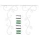 thumbnail image 3 of Colgador de Plantas de Hierro Montado en la Pared de Estilo Europeo 2 Uds Soporte para Plantas para Colgar en la Pared Hermosas Macetas Cálidas Adorno de Decoración de ANGGREK  Otros, 3 of 8