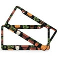 thumbnail image 2 of License Plate Frames Plants And Cats In Flower Pots Licenses Plates Frames Front Licenses Plate Covers Car Tag Frame 2 Pieces Cat Gardening Aluminum Metal License Plate Frame Vehicles, 2 of 6