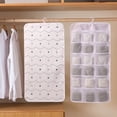 thumbnail image 3 of TUOBARR Non-woven Double-sided Storage Bag Washable Wardrobe Multi-pocket Bra Hanging Bag Door Rear Socks Storage Bag, 3 of 5