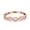 Rose, variant on Simulated Cubic Zirconia Size-5 Half Eternity Twist Band 925 Sterling Silver