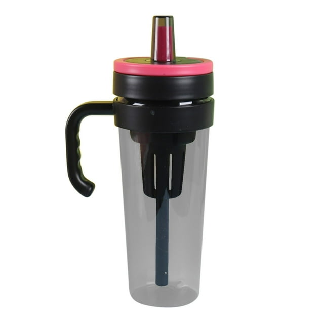 J-360 Black Tea Infuser Cup Large Capacity Ice Brew Straw Design Tea Water Separation For Summer Use Portable Durable Plastic Material Easy Drinking