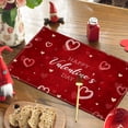 thumbnail image 3 of KCEHTA Valentines Day Placemats Set of 4 Love Heart Valentines Placemats 12x18 Inch Seasonal Wedding Anniversary Birthday Table Mats for Party Kitchen Dining Valentines Day Decorations, 3 of 6