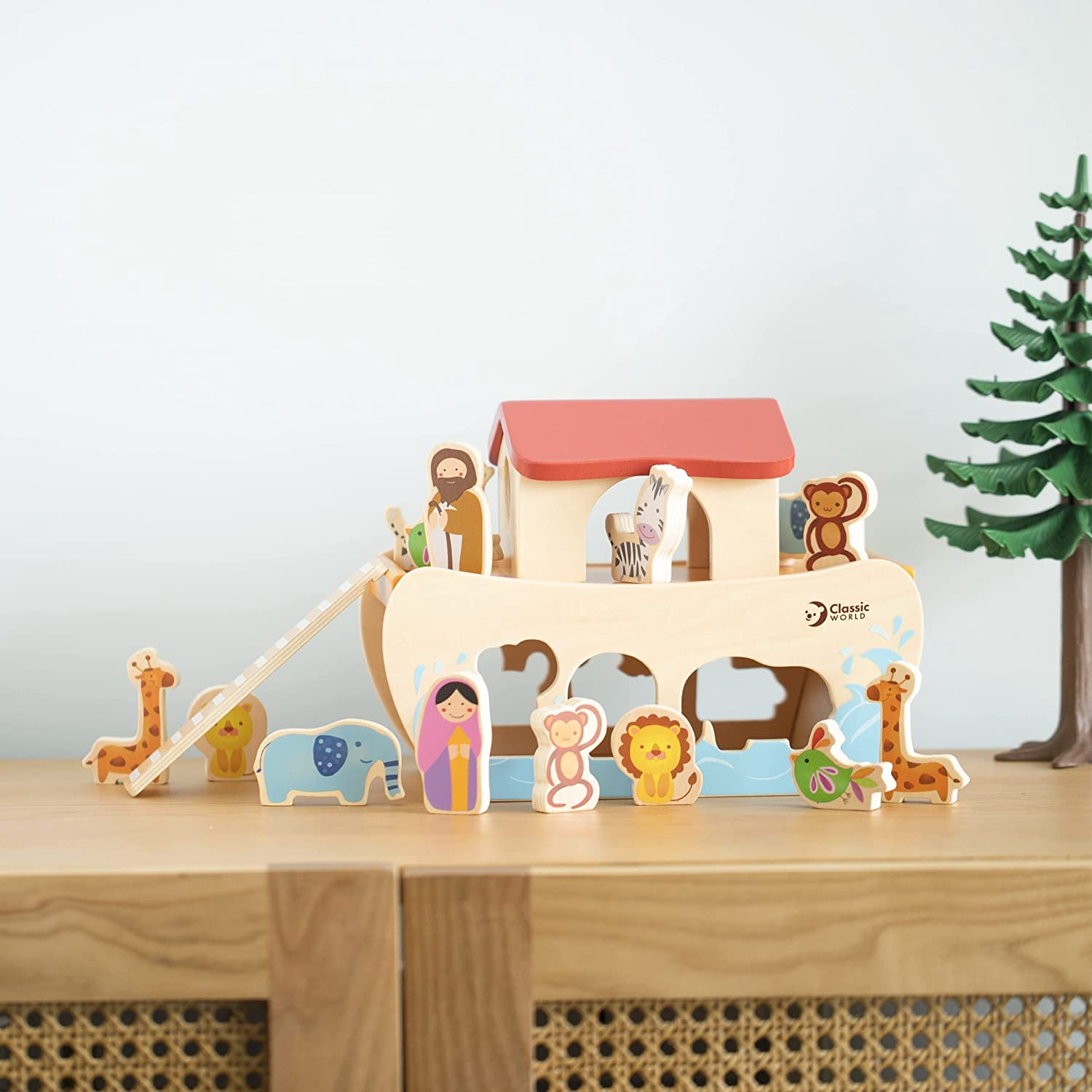 Classic World Wooden Noah's Ark