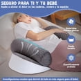 thumbnail image 3 of Almohada para Embarazada Memory Foam,Almohada de Maternidad Ajustable,Cojín de Apoyo para el Vientre,Espalda,Desmontable para Limpieza,Apto para Mujeres Embarazadas Que Duermen de Lado, 3 of 6