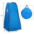 thumbnail image 3 of Costway Portable Pop up Camping Fishing Bathing Shower Toilet Changing Tent Room Blue, 3 of 10
