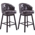 thumbnail image 2 of 360° Rotation, Tufted Backrest, Foam-Padded Seat - Luxury Stools for Bar Area, 2 of 7