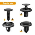 thumbnail image 3 of GOOACC Engine Under Cover Push-Type Retainer Lexus Toyota Clips 90467-07201 OEM Replacement Fasteners - 40Pcs, 3 of 7