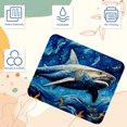 thumbnail image 3 of Shark Square Desk Mat Mouse Mat Mouse Pad, 8.3x9.8 Inch, Non-Slip Rubber Bottom, Printed, Suitable for Office and Gaming, 3 of 6