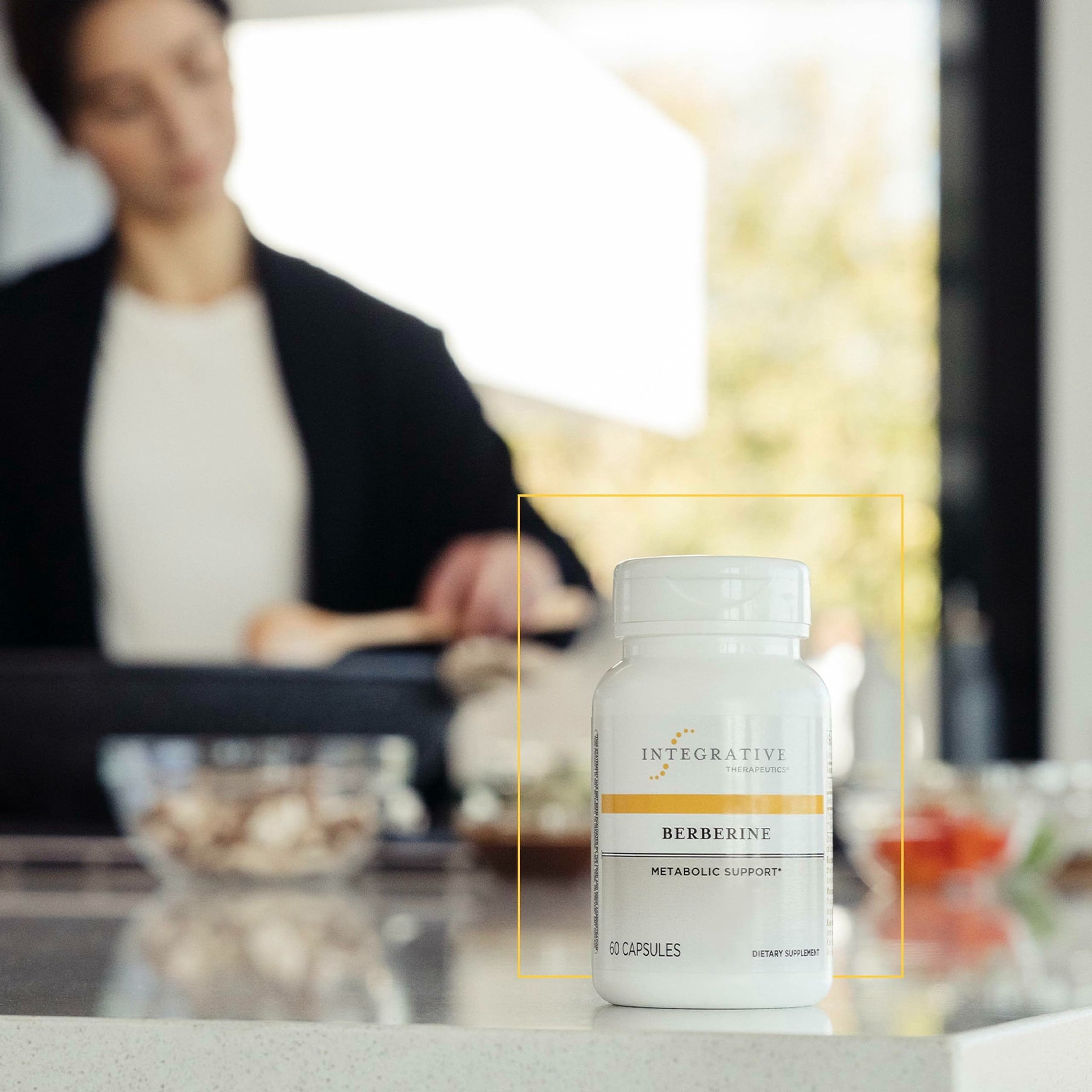 Integrative Therapeutics Berberine - Supplement for Cellular Energy Metabolism & Metabolic Support* - Dairy-Free & Gluten-Free - 120 Capsules (120 Servings)