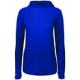 thumbnail image 2 of Holloway Sportswear S Womens 3D Regulate Lightweight Pullover Royal Heather 222753, 2 of 4