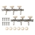 thumbnail image 3 of 6 Pcs Tuners de Guitare Acoustique/folk Têtes de Machine Chrome Partie 3R+3L, 3 of 10