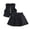 Black, variant on Girls 2 Piece Summer Outfit Dressy Casual Beige Casual Set Girls 14-16 Sleeveless Vest Blazer and Skirt/Shorts Set Kids Clothes Size 8-9 Years Light Blue