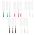 thumbnail image 4 of 1 Set of Acrylic Bookmarks DIY Bookmarks with Tassels Blank Acrylic Bookmarks Tassels Decors, 4 of 8
