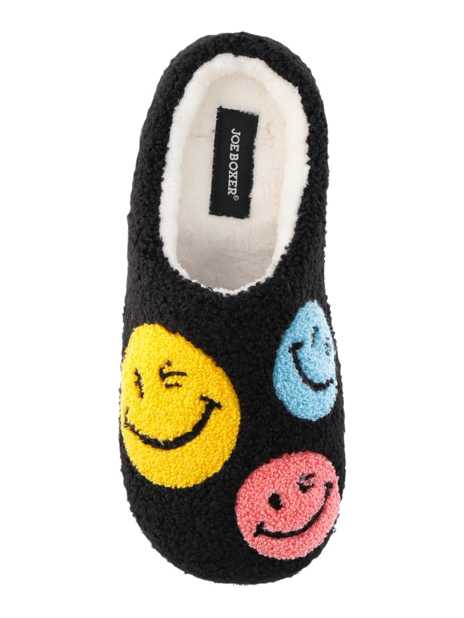 Joe Boxer Women's Plush Slippers and Socks Set, 4-Piece, Sizes 5-12