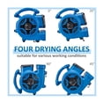 thumbnail image 5 of DRYACE 950CFM centrífugo de aire de 1/4 HP, secador de alfombras, soplador, apilable, cadena tipo margarita, ventilador de piso portátil, para limpieza, hogar, uso comercial, 5 of 5