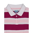 thumbnail image 2 of Wonder Nation Girls Side Ruched Polo Shirt with Short Sleeves, Sizes 4-18, 2 of 5