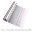 thumbnail image 4 of Griddle Cakes Dough Scraper Stainless Steel chopper stainless steel Noodle Pizza Chopper Kitchen Cooking Baking Tools, 4 of 8