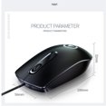 thumbnail image 2 of Professional G9 Office Gaming Mouse Ultra Slim Silent Mini Ergonomic Design Usb Wired Mouse Pc Laptops Notebook Accessories White, 2 of 4