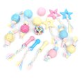 thumbnail image 1 of Colored Pet Molar Teeth Cleaning Toy Bite-resistant Sounding Luminous Washable Fun Interactive Game Stress Relief Props For Dogs Cats, 1 of 7