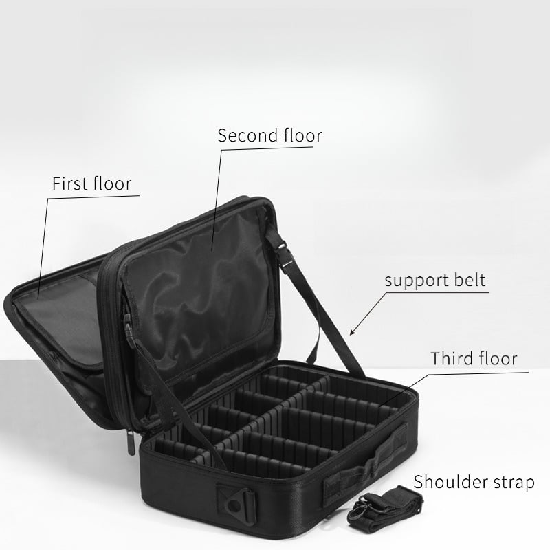 Tool kit and organizer box, home repair storage kit, storage tool box with customizable dividers and large storage capacity