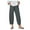 Dark Grey, variant on Pants For Women Trendy Pocket Loose Waist Solid Elastic Plus Size Petite Trouser Women's Pants