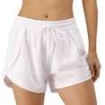 thumbnail image 2 of Women's Running Shorts Printed Workout Sports Shorts Double Layer Athletic Shorts, 2 of 6