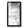 thumbnail image 2 of ArtToFrames 8" x 15" Satin Black Tall Picture Frame, 8x15 inch Black Wood Poster Frame (WOM-1852), 2 of 8