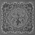 thumbnail image 1 of Ahgly Company Indoor Square Medallion Gray French Area Rugs, 8' Square, 1 of 1
