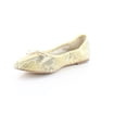 thumbnail image 6 of Sam Edelman Felicia Gold Slip On Rounded Closed Toe Flexible Ballet Flat (Gold, 10), 6 of 7