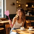 thumbnail image 6 of Fly Swatters,Heavy Duty Fly Swatter,Fly Swatters Heavy Duty Insect Killer, Non-Slip Kitchen Bug Swatter, Long Handle Fly Swatter,Durable Mesh Plastic Fly Killer For Indoor Outdoor Patio Kitchen Use, 6 of 6