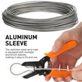 thumbnail image 3 of OUNONA 1 Set Steel Wire Fastener Wire Rope Silver For Picture Hanging Decking Construction, 3 of 6