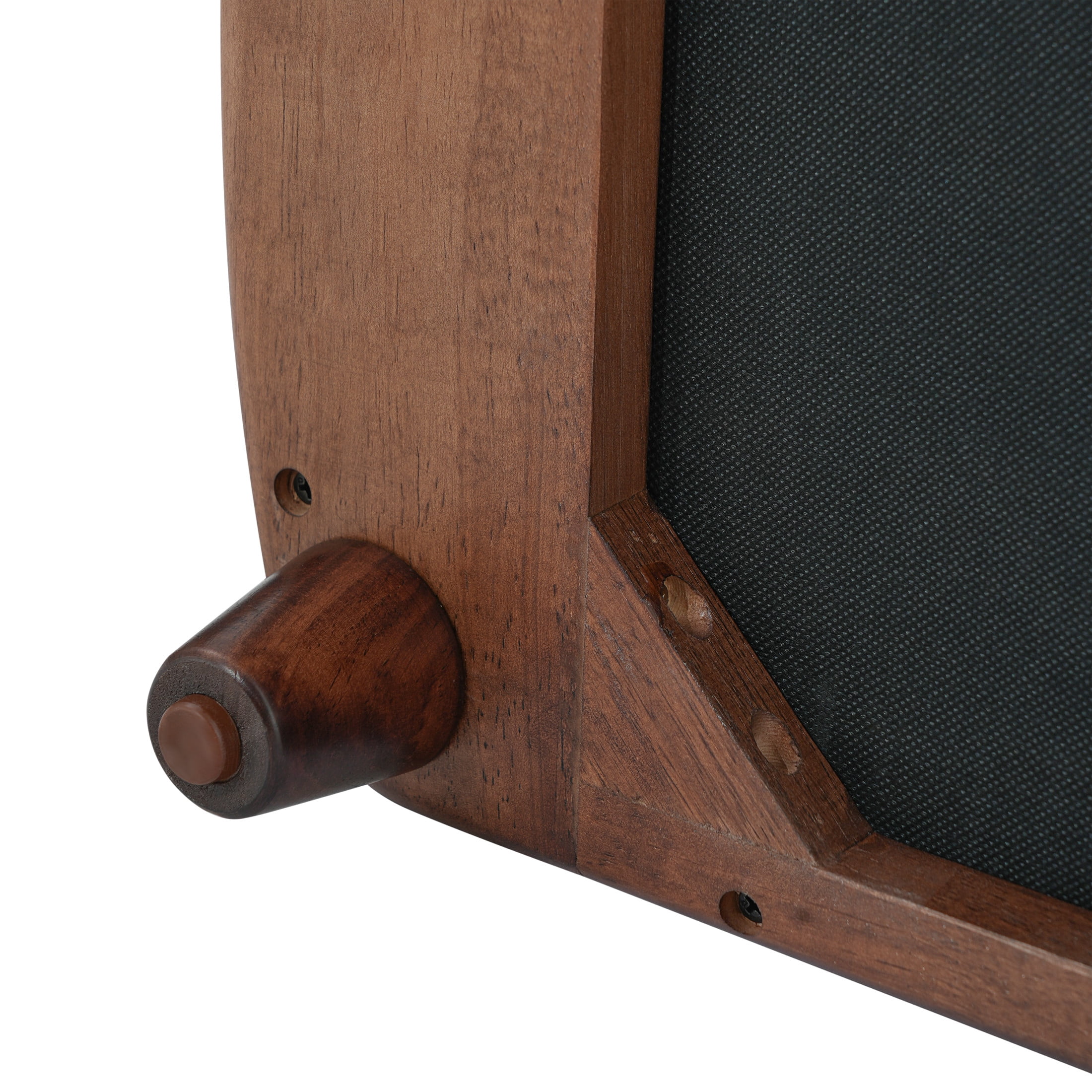 Christopher Knight Home PU Upholstered Storage Ottoman Bench with Solid Wood Legs, Brown