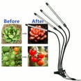 thumbnail image 6 of 4-Head LED Grow Light for Indoor Plants, Full Spectrum Plant Growing Lights (Red/Blue/Mix), 3/9/12H Timer, 10 Brightness & Auto ON/Off, 6 of 11