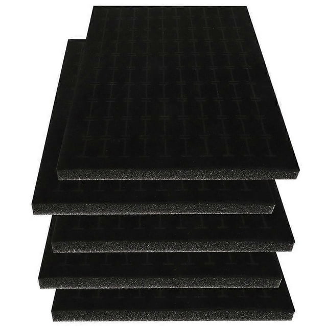 5 Pcs Travel Jewlery Case Ring Holder Inserts Jewelry Box Sponge Pad Earrings Showcase Trays Jewelry Box Inserts