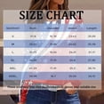 thumbnail image 4 of KDDYLITQ Womens 250 Anniversary Usa Shirts Summer National Flag Print Long Sleeve Tees Liberty Red White and Blue American Birthday Blouses American Flag Fashion Crew Neck Tops Blue XL, 4 of 6