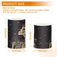 thumbnail image 6 of Yayeee Flameless Candles with Remote Flickering Battery Operated Multi Color Changing, Skeleton with Flowers Pattern, 6 of 7
