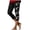 Black, variant on Women's Casual Fashion Rugby Print Sports Leggings for Yoga and Athletic Wear Red XXXL