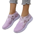 thumbnail image 6 of IEMIEMIEM Women's Athletic Shoes Slip On Walking Casual Comfort Lightweight Breathable Mesh Sock Shoe Non-Slip Tennis Running Sneakers 5.5 wide, 6 of 6