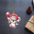 thumbnail image 3 of Koala Shaped Christmas Ornament 2025, Personalized Koalas Hanging Xmas Tree Ornament Gift for Animal Lover Children Kids Birthday, Customized Name Koala Lover Keepsake Xmas Ornaments for Son Daughter, 3 of 5